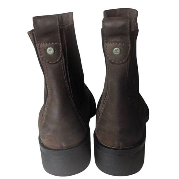 TIMBERLAND Brown Leather Chelsea Boot Size 8.5M - Picture 3 of 8